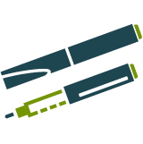 Insulin pens icon
